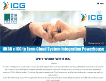 Tablet Screenshot of i-cg.com